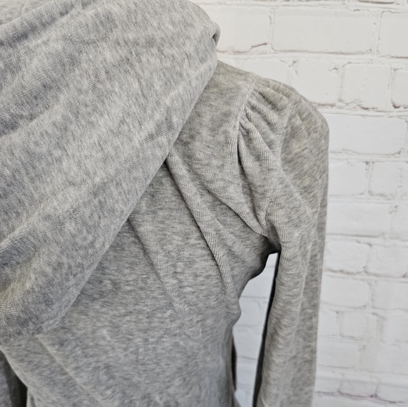 Juicy Couture Vintage Velour Hooded Set | Gray | XS Pants - Small Top | EUC - Picture 4 of 11